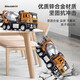 JPHZNB engineering vehicle toy set children's car alloy excavator toy car boy mixer truck excavator seven vehicle set with engineering vehicle carpet