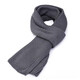Hengyuanxiang knitted scarf for middle-aged and elderly people to keep warm in winter men's black scarf for the elderly grandpa dad's birthday neck protector winter for women black