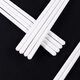 Songfa Porcelain Household Ceramic Chopsticks Pure White Chinese Style Gift Box Mildew Resistant High Temperature Easy to Clean Household Chopsticks 10 Pairs