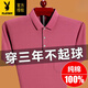 
Playboy (PLAYBOY) dad short-sleeved T-shirt middle-aged men's summer pure cotton top POLO. Shirt real pocket casual half-sleeved men's T smooth 6636 green XL 175135-150Jin [Jin equals 0.5 kg]