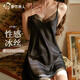 Urban Beauty 2026 New Nightgown Women's Summer Sexy Ice Silk Hot Thin High-end Pure Sexy Lace Suspender Pajamas