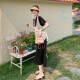 拉夏贝尔（La Chapelle）流苏镂空背心马甲连衣裙套装女2025夏季新款时尚叠穿T恤裙两件套 镂黑色 S 【96斤-110斤】