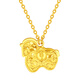 Saturday Lucky Horse Gold Necklace Girls Horse Zodiac Year Pendant Price A0615533 About 4g 40+5cm Gift