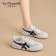 La Chapelle yellow German training shoes women's shoes 2025 new summer mesh breathable white shoes thick-soled casual board shoes yellow XXE6625-2 [Summer single network] 38