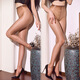 Pine Tree Brand Jufeng Jelly Aurora without waistline crotch stockings sexy silky smooth shiny black stockings purple pure pantyhose light black taboo/bag/men's Jufeng Jelly 1396