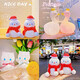 Depindiy night light cartoon cute bedside atmosphere light children's ornaments dormitory creative night light 1w silk 041 swan white 13cm