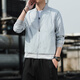 
Fan Hao 2023 new men's summer sun protection clothes thin breathable casual versatile jacket outdoor sports baseball collar top YCFS-9858m apricot S