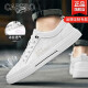 
Katile crocodile men's shoes 2025 new summer breathable thin white shoes men's sports and casual board shoes men's ice silk canvas shoes white ey6624dk 38 standard sports shoes size