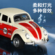 BIG TAYLOR alloy toy car classic car Beetle car model 3-door children's toy 3-6 years old boy birthday New Year gift