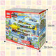 Tomica TOMY car electric track parking lot toy deformed car building New Year's Day New Year's gift 166160