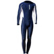 Wetsuit for men and women couples one-piece warm swimsuit snorkeling suit swimming surfing diving equipment men's size L navy blue