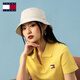 Tommy Jeans Hommes et femmes couple Coton Pure Retro Retro Trendy Street Casual Versatile broderie large Essence Sunshade Fisherman Hat 15844 Bei White ACG One Size (57 cm)