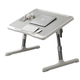 Dayijia bed computer table desk foldable small table laptop stand lazy person can lift dormitory student bay window table silver gray regular style + card slot + anti-slip tray