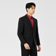 Lilan suit suit male groom wedding dress business formal autumn 2025 new men's suit black (24QXF151SA) 165A