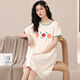 Lexi Beiqi cotton short-sleeved nightgown ladies summer home cartoon suit Dev H702 175 165(L)