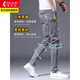 Jeans Woodpecker Jeans Los pantalones delgados delgados de los hombres delgados de los hombres, los pantalones elásticos delgados de la marca delgada de la mano delgada, los hombres rectos delgados 6636 negros 30 (circunferencia de la cintura 2 pies 3)