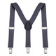 Woodpecker Stage Performance Children's Suspenders Suspender Clips for Boys and Girls Student Suspenders Suspenders Elastic Black
