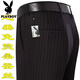 Playboy High-End Mulberry Seide Herkunfts gegen die Hose von Männer im Sommer dünne hohe Taisten mit hoher Tiefe mit hoher Bein-Profihose T9906 Blau-Grau fein dünn 32 Taillenumfang 2 Fuß 5
