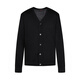 Sketch the same style in the mall/black branch men's 2025 spring new sweater long-sleeved cardigan solid color 9P1310200 001 black S