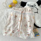 Arctic Velvet Drei-teilige Pyjamas für Frauen in der Sommerwolke Baumwolle kurzärmelige Hosen Wolken Baumwolle Niedliche Welpe-Ins-Stil Frühling und Sommer-Heimkleidung Z9905 m [80-100jin [Jin entspricht 0,5 kg]]