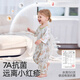 
Jingqi (JOYNCLEON) baby summer thin clothes pure cotton jacquard boy and girl baby seven-quarter sleeve home clothes onesie children pajamas cloud adventure [seven-quarter sleeve-leg split style] 100cm