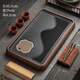 Tea tray for home use 2025 new imitation black gold stone office small tea set tea set drain dry tea tea tray medium long rhyme tea tray 45x28cm