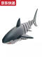 The 2025 electric shark submarine children's simulation remote control boat model boy toy can be used to take the water to camera Great White Shark - 6 camera dual control version mobile APP remote control + medium-equipped dual electric version for about 60 minutes to play with screwdriver -