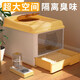 JD Logistics Cat Litter Box Large Heightened Fence Anti-splash Cat Toilet Deodorant Semi-Enclosed Cat Toilet Medium Sky Cloud Gray