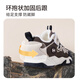 Shepherd boy children's sports shoes men's winter plus velvet warm cotton shoes outdoor anti-kick girls' shoes meteorite gray 27