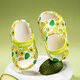 B.Duck little yellow duck children's shoes children's garden shoes summer open-toe sandals for boys and girls baby hole shoes 5978 green 25