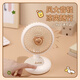 Xiaomi ikapibala desktop small fan desktop USB charging mini fan cartoon cute silent big wind capybara Kapibala desktop fan 9221K USB charging