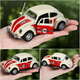 BIG TAYLOR alloy toy car classic car Beetle car model 3-door children's toy 3-6 years old boy birthday New Year gift