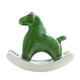 Creative ceramic cute rocking little green horse tea pet ornaments fun tea room tea table decoration tea play tea ceremony accessories Green Horse