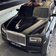 WORK BABY Rolls-Royce Cullinan children's electric car for boys and girls remote control toy car off-road vehicle can sit adult gift black remote control swing soft seat bluetooth