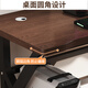 Quanpinwu solid wood computer desk desktop desk long table simple desk student home bedroom e-sports table workbench