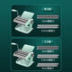 New suction cup noodle machine, household noodle machine, multifunctional dumpling wrapper machine, manual noodle rolling machine, noodle cutting tool, 3-knife Nordic green upgraded and thickened model - suction cup - strong adsorption