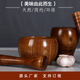 Jujube wood garlic pounder stone mortar, old-fashioned garlic mortar, household grinder, garlic paste, garlic pounding bowl, manual pounding medicine jar, bowl-shaped garlic pounder + garlic pounding stick, first-class product
