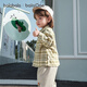 Balabala children's clothing baby long-sleeved shirt boys 2025 autumn plaid coat super soft velvet skin-friendly and comfortable 208325102103