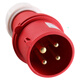 Conector de enchufe de enchufe industrial de Delixi DEP2 impermeabilizante 32A63A3 núcleo 5 hoyo 380V Electrice eléctrico IP67 IP67 DEP2-12532A5 Core 415V Instalación de superficie Socket
