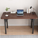 New appearance computer table folding table desk spring table home study table dining table writing table office training table long table walnut color 100*50cm