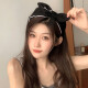 Xiaohe Tuantuan Hairband Women's Washing Headband Applying Mask Special Hairband Washing Headband Winter Headband Headband Hairpin Headwear Black