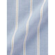 MUJI men's side seamless double layer gauze pajamas home clothes Saxony blue stripes 5A L