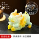 Banbaoti color-changing tea pet Pixiu holding ingot can raise tea table tea table decorations high-end tea pet tea playing kung fu tea set decoration color-changing Pixiu-without ingot