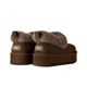 UGG autumn women's comfortable furry collar thick-soled round-toe casual lazy furry shoes 1166733 DRKT | dark toffee brown 38 The shoe is a little small, it is recommended to take a larger size