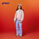 ASICS Children's Wear 25 Years Winter Children's Soft and Comfortable Three-Proof Lightweight Warm Down Jacket High Down Filling Pink Cleanliness 1000-Duck Down 170 Down Filling 109.2g