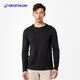 Decathlon Basic Shaping/Pilates Soft Elastic Men's Long Sleeve T-Shirt Black 2346910 L
