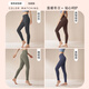 Women's Yoga Pants Plus Velvet Autumn and Winter New High Waist Peach Butt Lift Fitness Sports Large Size Training Pilates Pants Olive Green S S