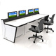 Beijie Monitoring Operation Desk Control Room Monitoring Room Dispatch Desk Command Center Workbench Central Console Security Workbench Style 2 Customized 600mm/unit (minimum price of two units)