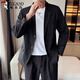 Woodpecker (TUCANO) Suit Jacket Men's Four Seasons Solid Color Business Casual Formal Wear Professional Wear Single Suit Men's Black XL