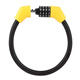 Auburn password lock steel cable car lock bicycle lock mountain bike lock bicycle lock anti-theft bicycle lock 1340 yellow